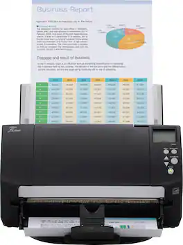 Fujitsu - fi-7160 Document Duplex Scanner - Gray