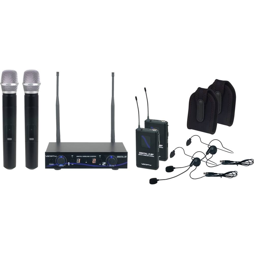 Alt View 14. VocoPro - Wireless Microphone System - Black.