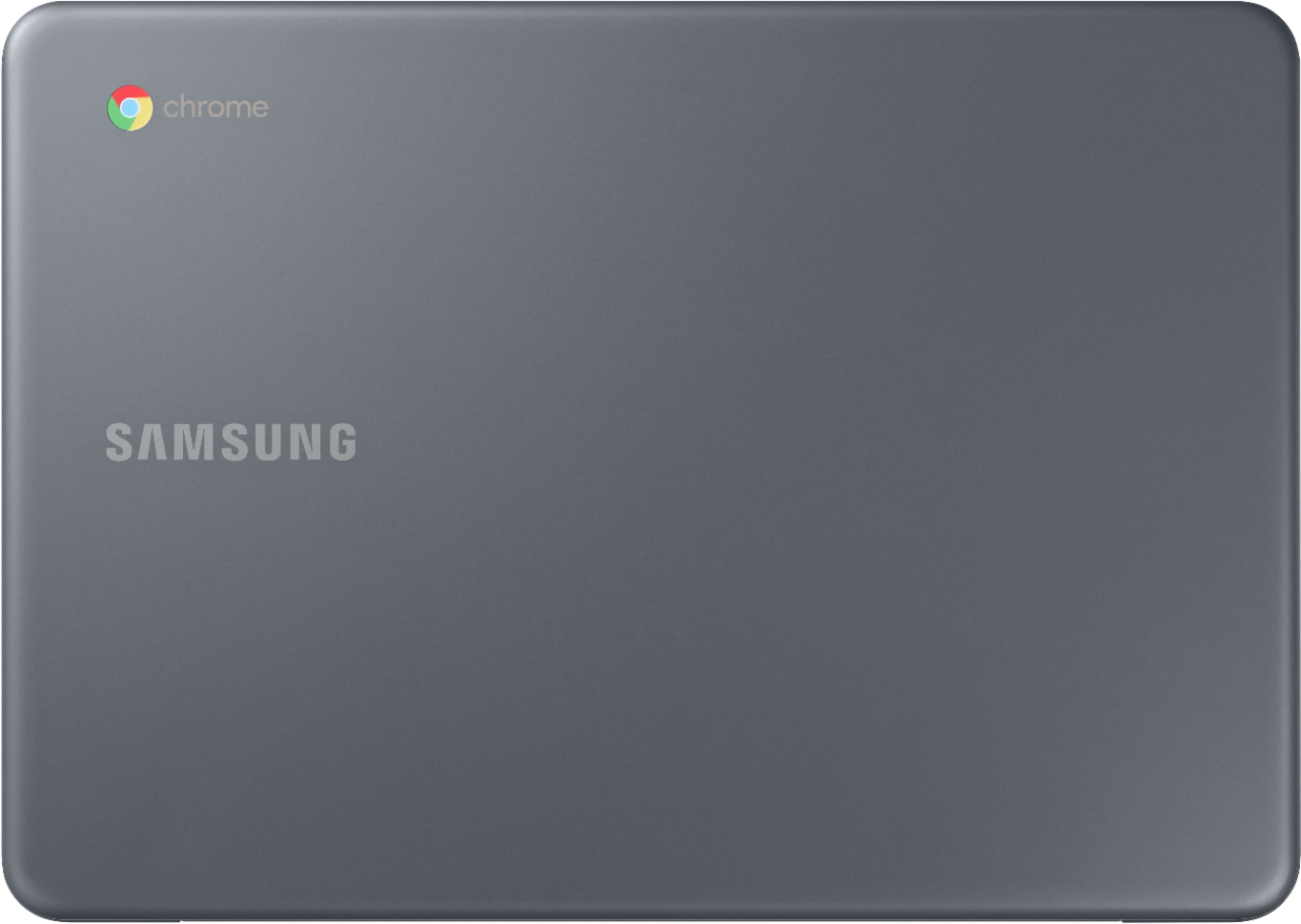 Alt View 3. Samsung - 11.6" Chromebook - Intel Celeron - 2GB Memory - 16GB eMMC Flash Memory.
