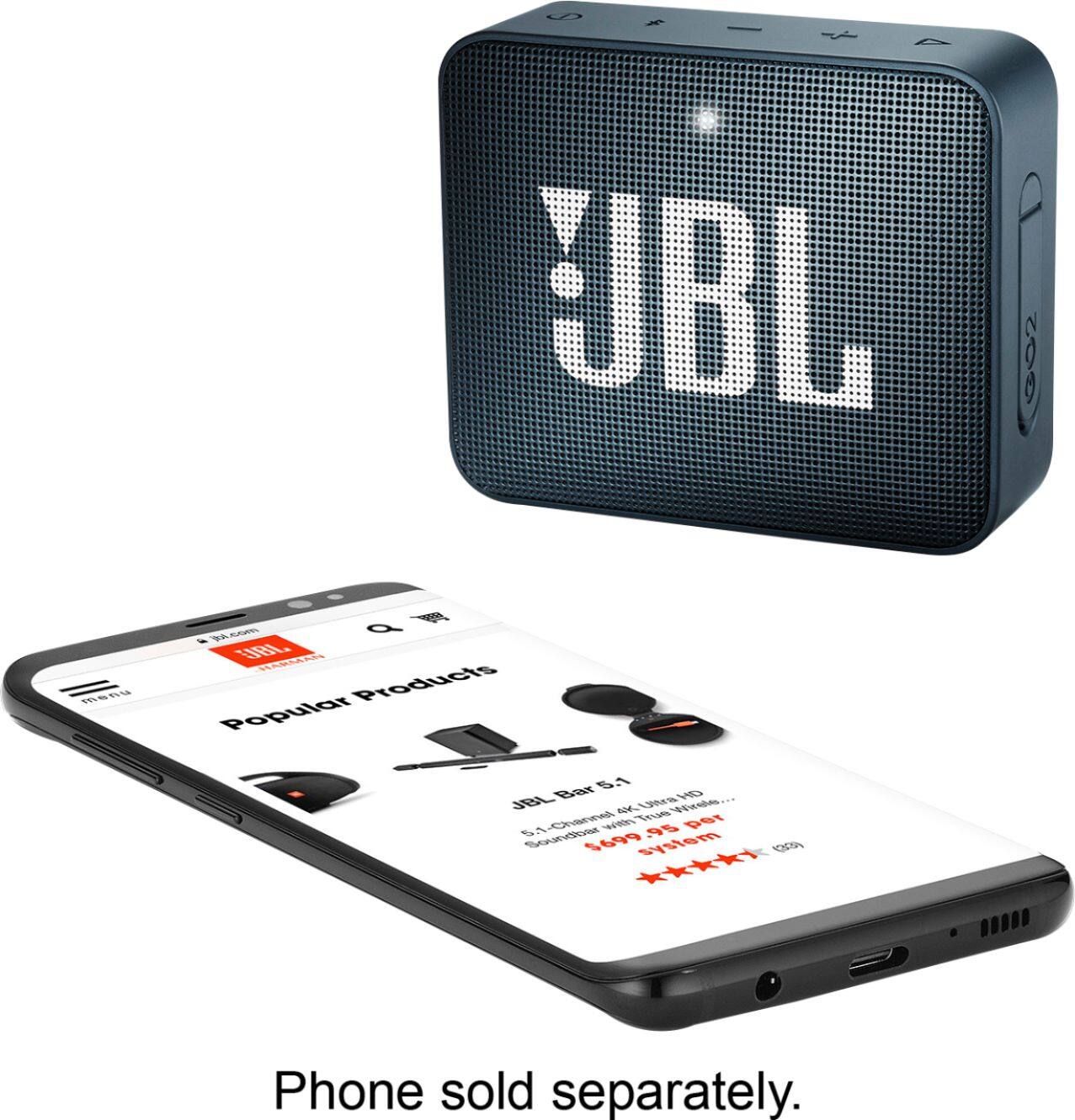 Alt View 13. JBL - Go 2 Portable Bluetooth Speaker - Blue.