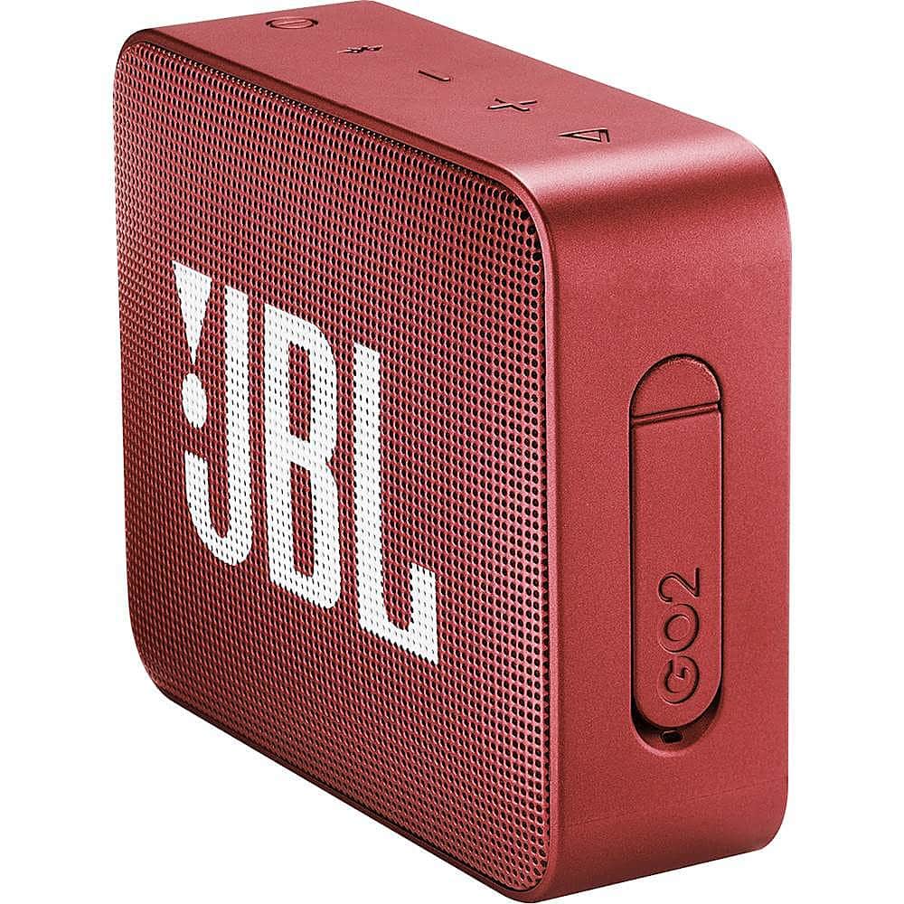 Alt View 13. JBL - GO 2 Portable Bluetooth Speaker - Red.