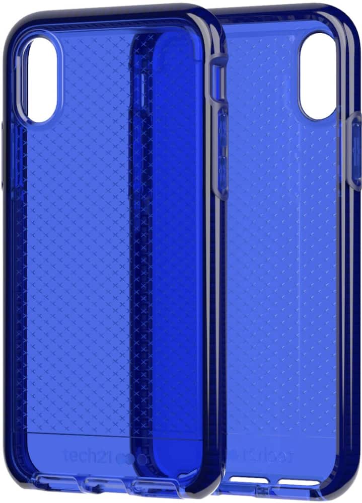 evo check case for apple iphone x and xs - midnight blue evo check case for apple iphone x and xs - midnight blue