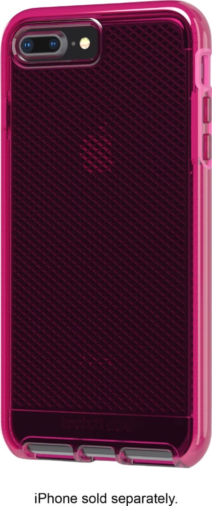 evo check case for apple iphone 7 plus and 8 plus - fuchsia evo check case for apple iphone 7 plus and 8 plus - fuchsia