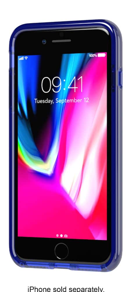 evo check case for apple iphone 7 plus and 8 plus - midnight blue evo check case for apple iphone 7 plus and 8 plus - midnight blue