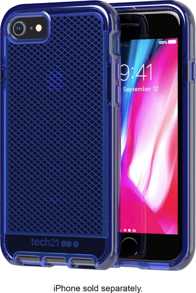 evo check case for apple iphone 7 and 8 - midnight blue