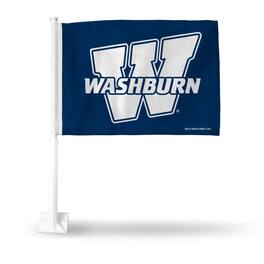 Rico Industries - Washburn Ichabods 14x19 Double Sided Window Mount Car Flag - Multi