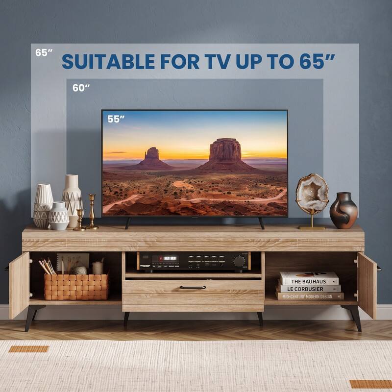 65" SUITABLE FOR TV UP TO 65"
60"
55"
THE BAUHAUS LE CORBUSIER MID-CENTURY MODERN DESIGN