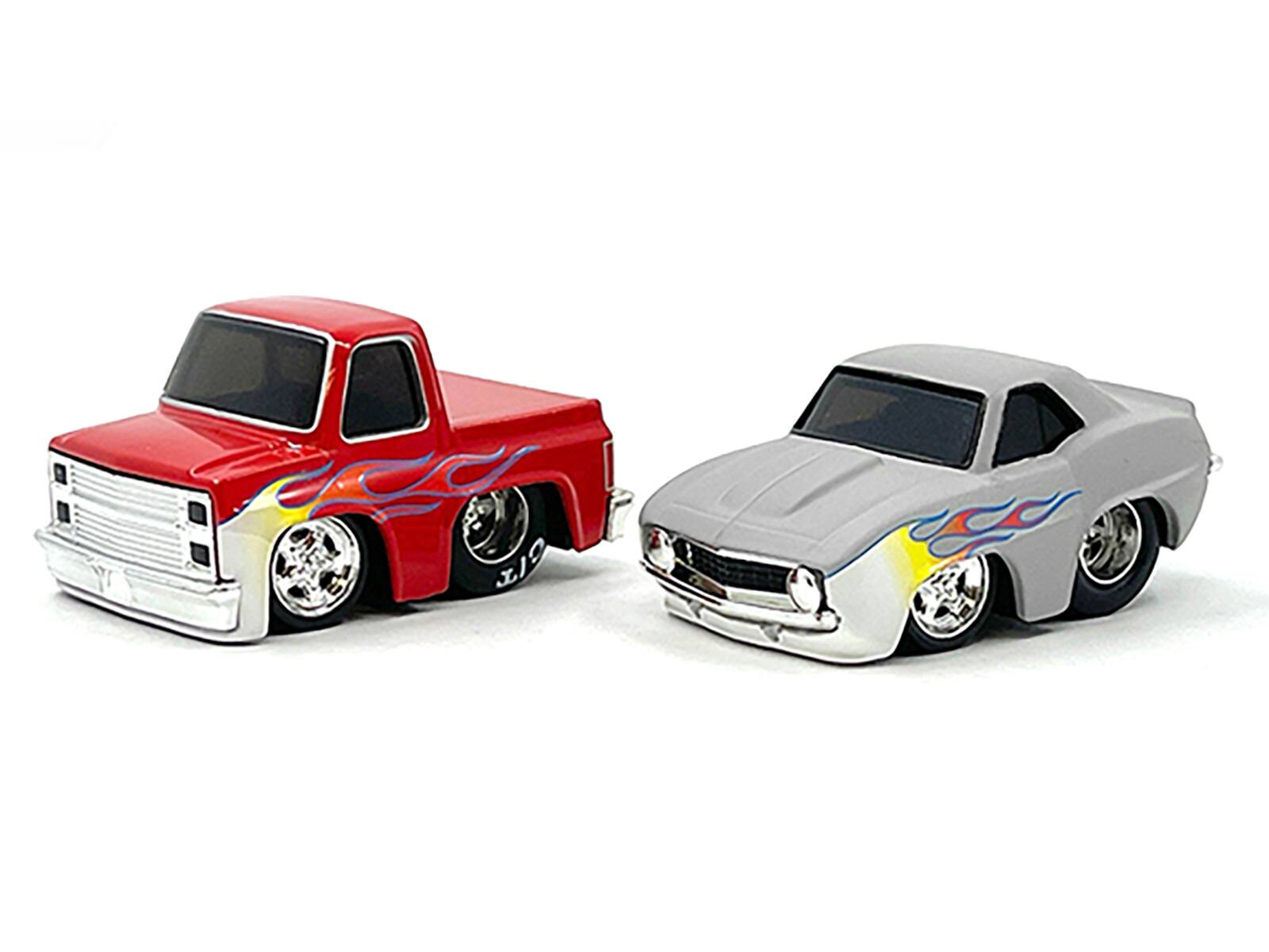 Angle. Car Tuned - "Pro Street" Series 1 Chevrolet Double Pack Set of 2 Cars Diecast Model Cars by CarTuned - Multi.