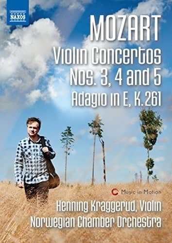 Mozart: Violin Concertos Nos 3-5 & Adagio in E K 261  - DVD