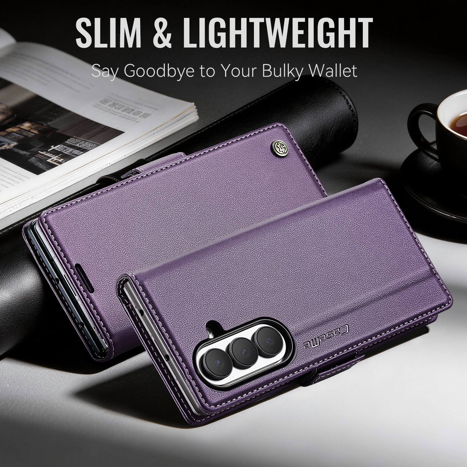 SLIM & LIGHTWEIGHT  
Say Goodbye to Your Bulky Wallet