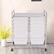 Alt View 1. Gymax - Gymax Office Rolling Cart 12 Storage Drawer Studio Organizer Bins Scrapbook Paper Macaron - Clear.