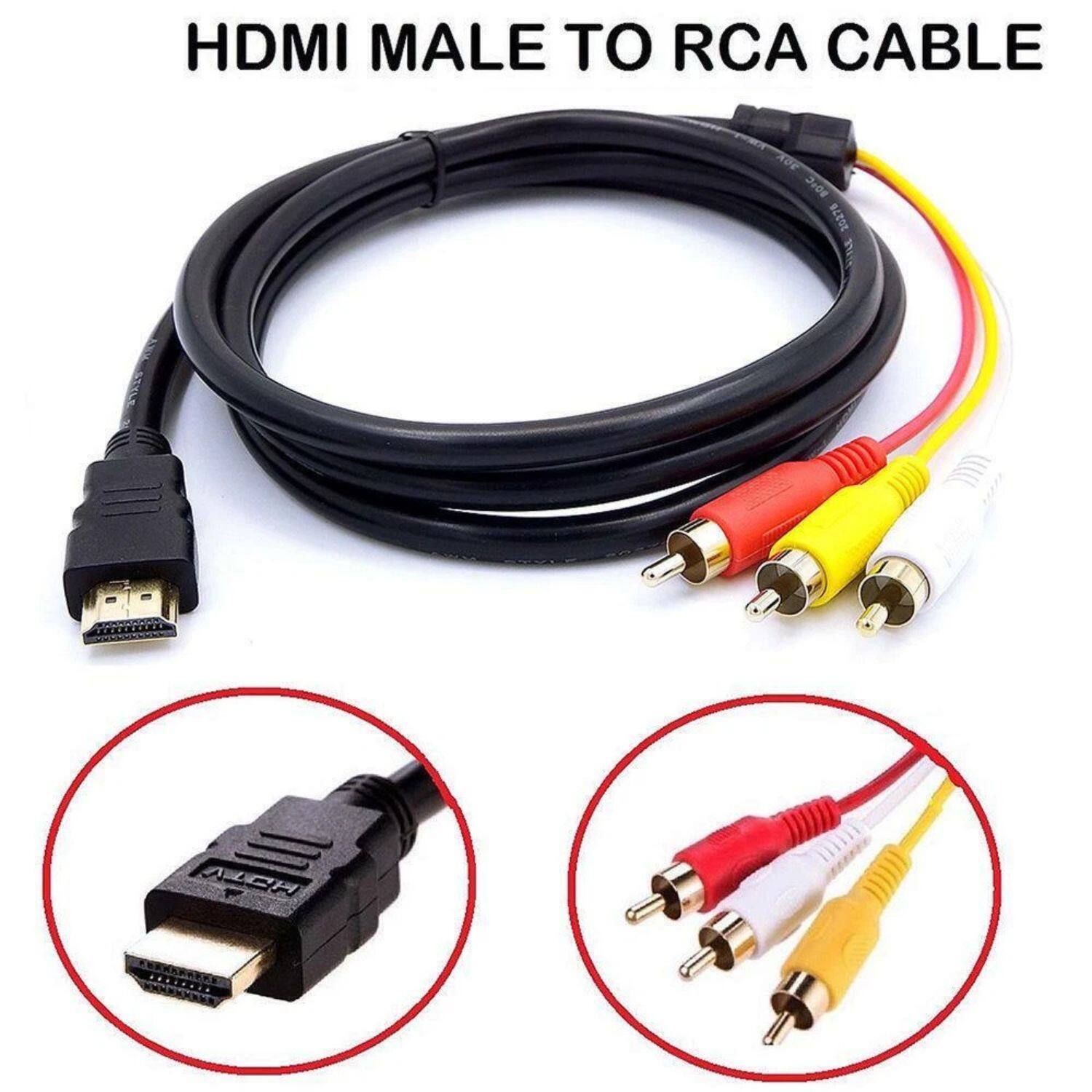 HDMI MALE TO RCA CABLE