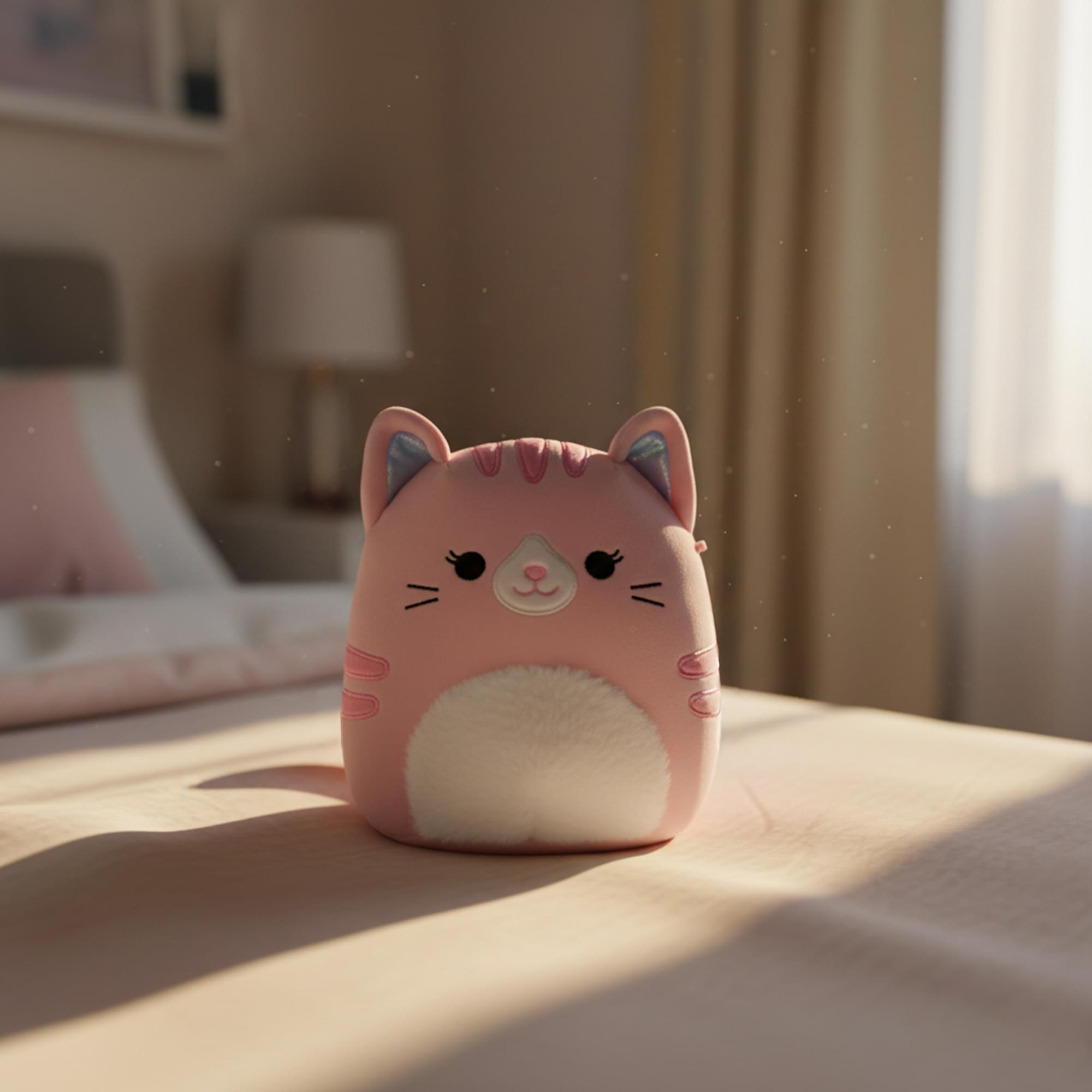 Alt View 10. Kellytoy - Squishmallows 8 Inch Plush | Filippa The Cat - Pink.