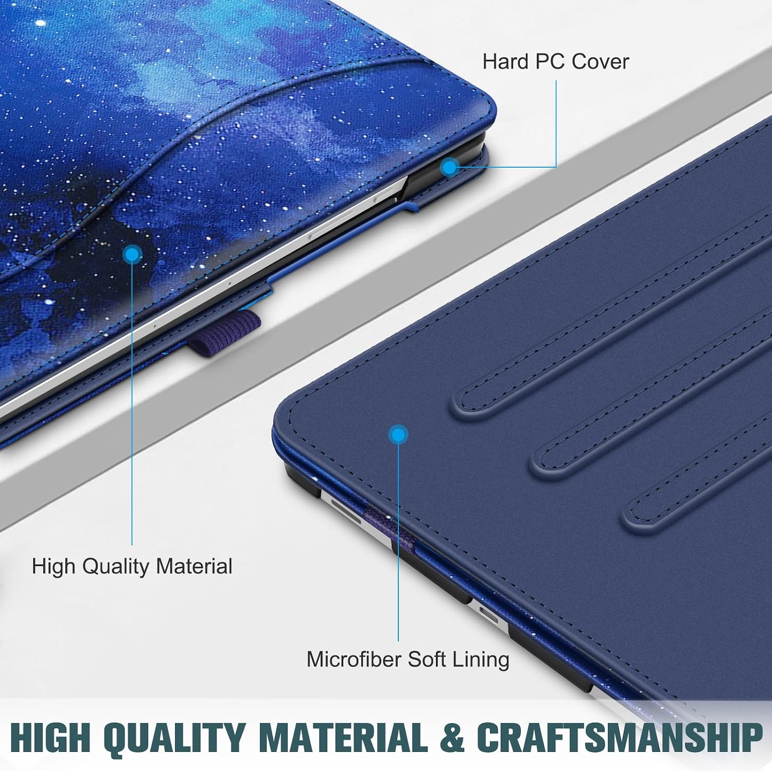 Hard PC Cover  
High Quality Material  
Microfiber Soft Lining  
HIGH QUALITY MATERIAL & CRAFTSMANSHIP