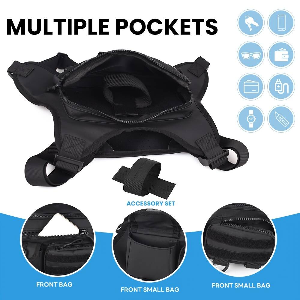 MULTIPLE POCKETS

ACCESSORY SET

FRONT BAG

FRONT SMALL BAG

FRONT SMALL BAG
