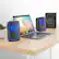 Alt View 2. Insignia™ - 2.1 Bluetooth Computer Speaker System with RGB Lighting and Remote Control (3-Piece) - Black.