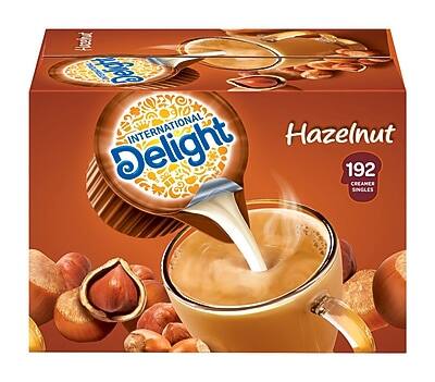 International Delight Hazelnut 192 Creamer Singles