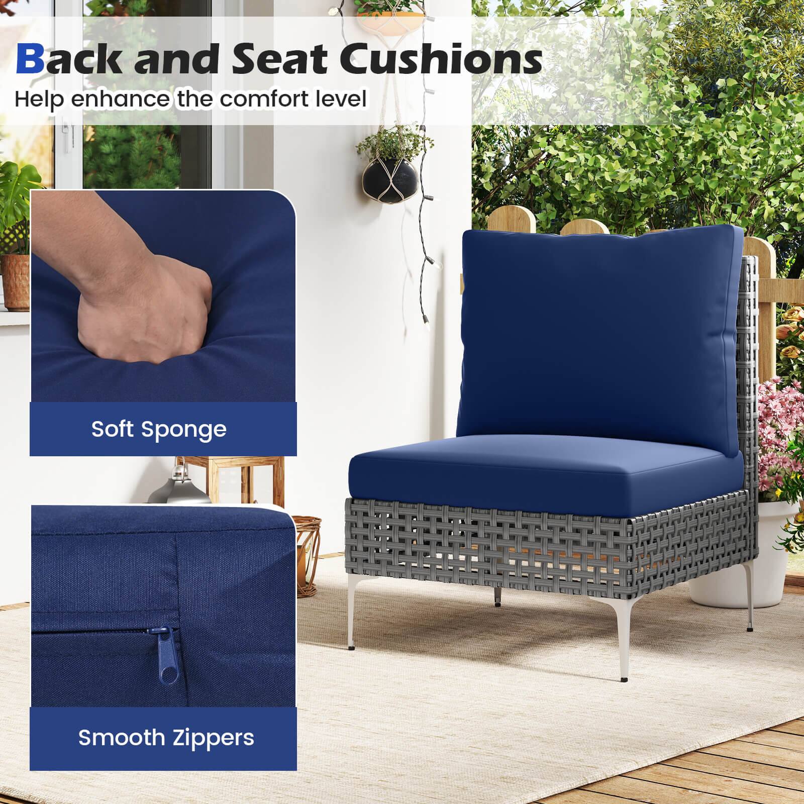 Back and Seat Cushions
Help enhance the comfort level
Soft Sponge
Smooth Zippers
