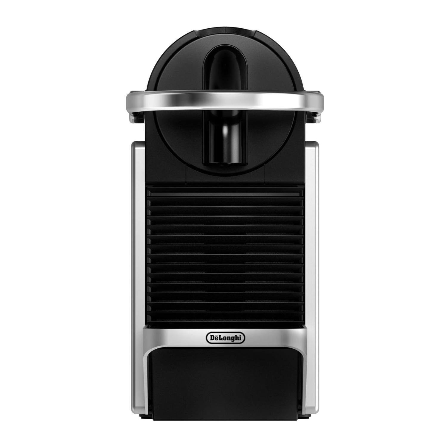 Left. De'Longhi - De'Longhi Nespresso Pixie Automatic Espresso Machine with 19 Bar Pressure Silver - Not Applicable.