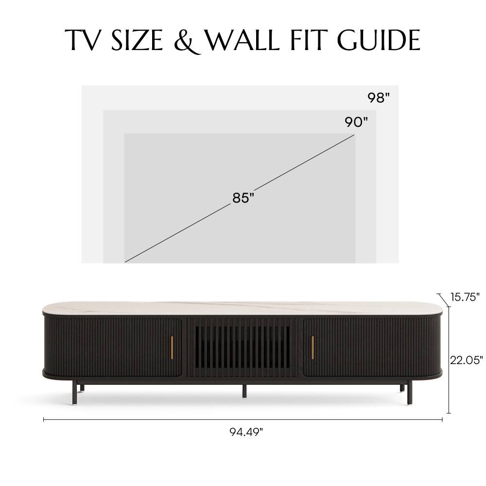 TV SIZE & WALL FIT GUIDE

98" 90" 85" 15.75" 22.05" 94.49"