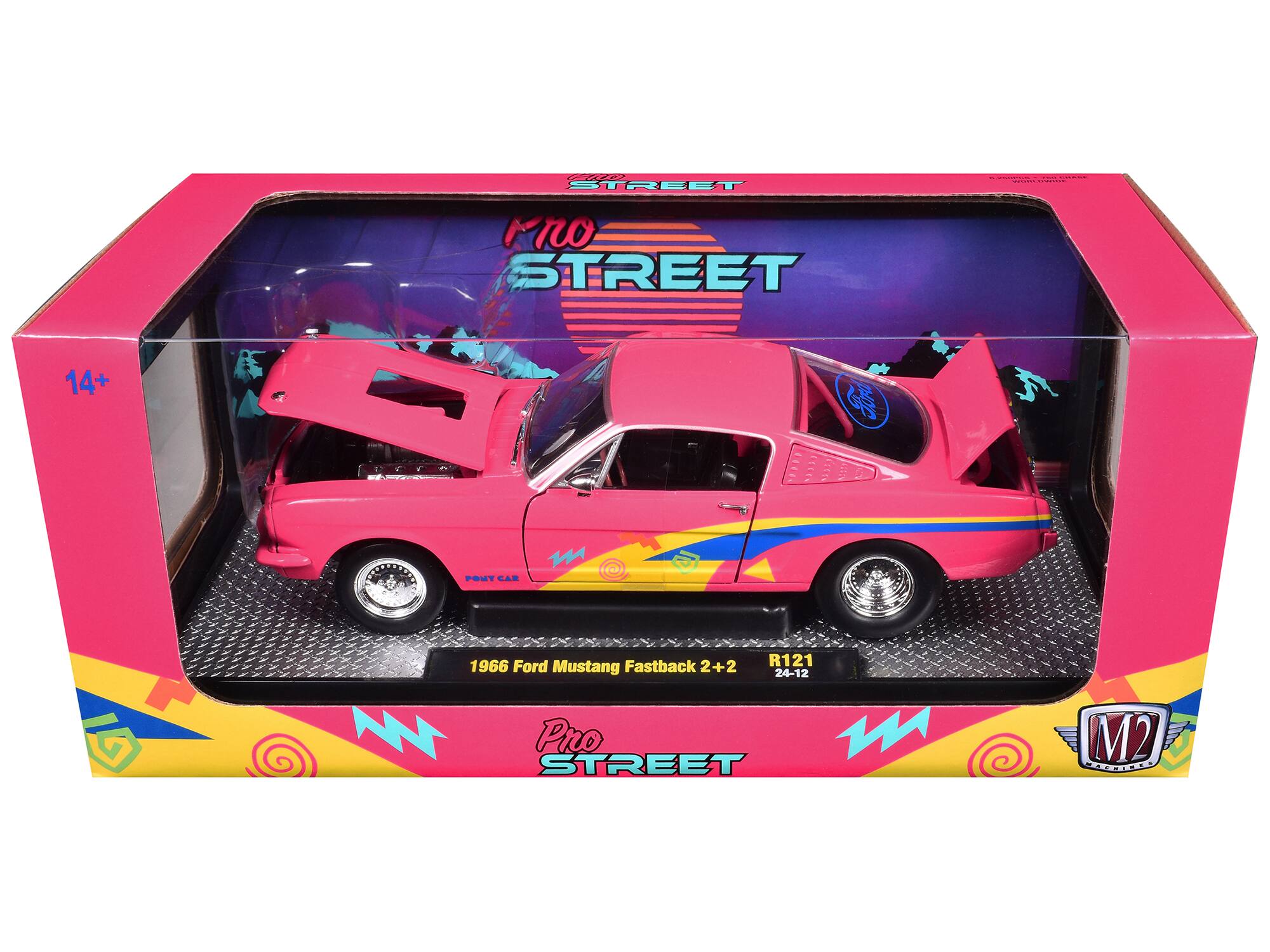 Pro STREET  
1966 Ford Mustang Fastback 2+2  
R121  
24-12  
M2  
POST CAR  
14+