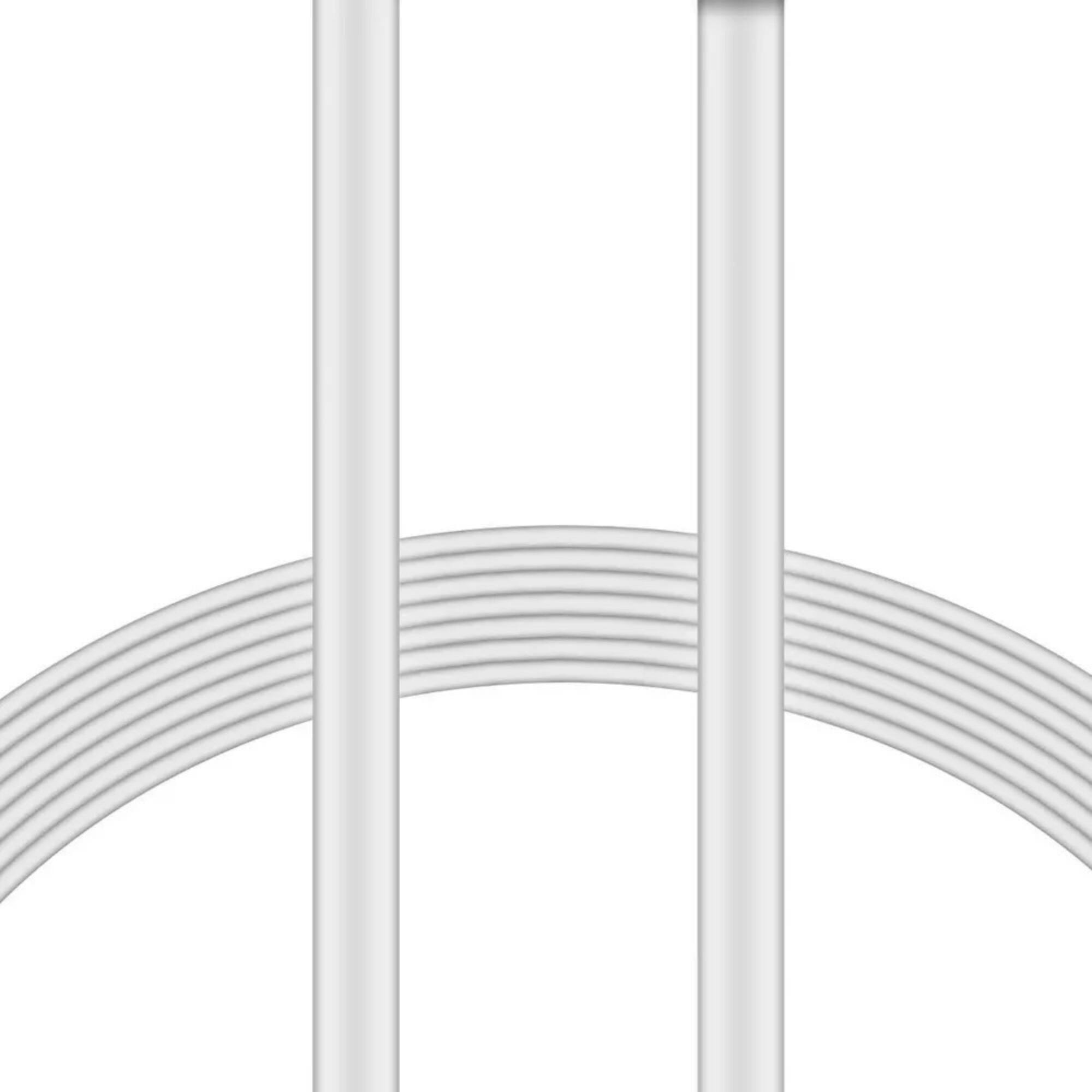 Alt View 3. Xyst - Charge and Sync USB to Micro USB Flat Cable 4Ft - White.