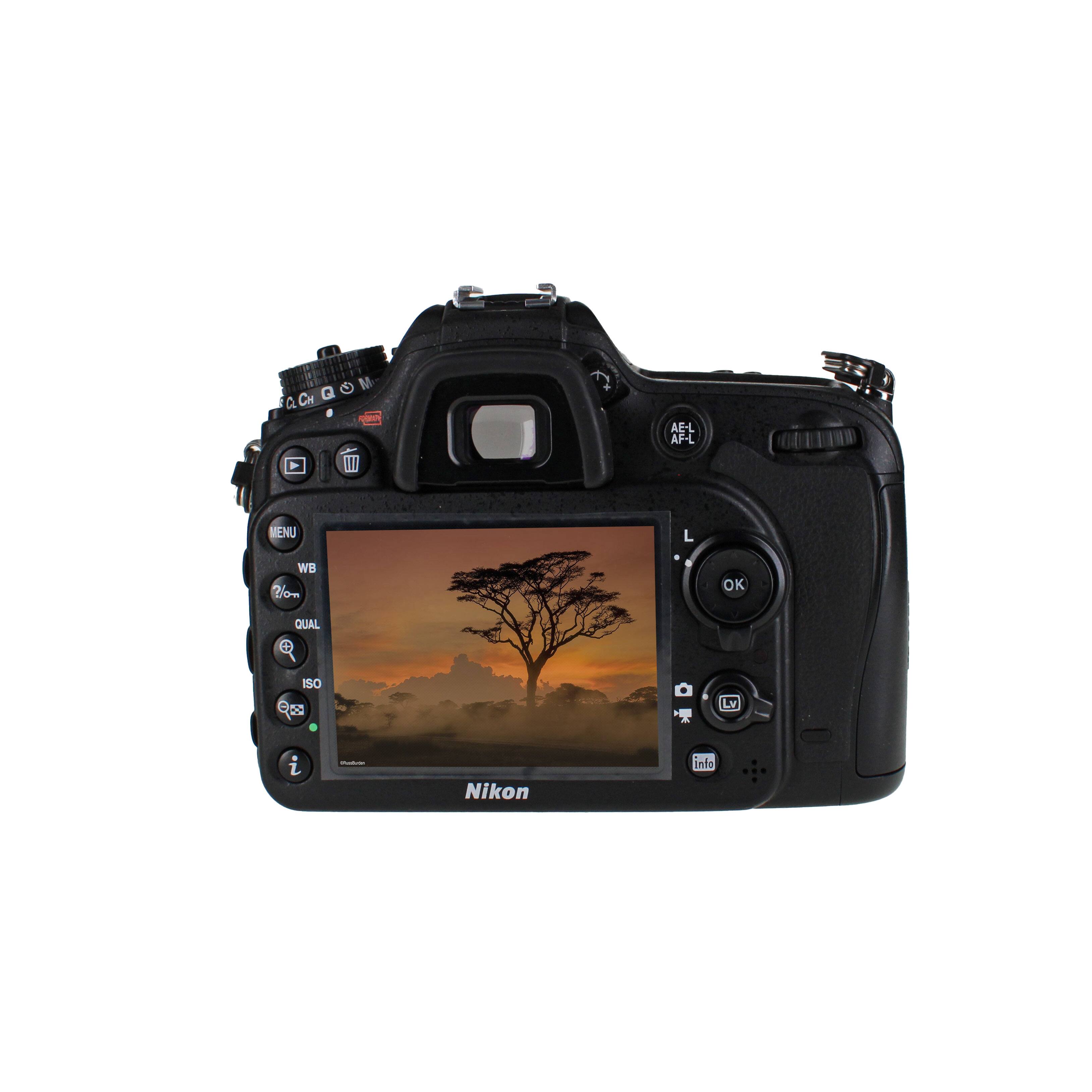 - III AE-L AF-L MENU L WB 2- e + OK QUAL ISO GOS = D0 Lv i - Nikon