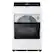 Alt View 6. LG - 7.3 Cu. Ft. Smart Electric Dryer with Steam and EasyLoad Door - Alpine White.