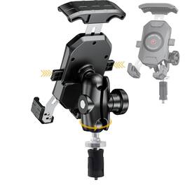 Empire DigiLabs - Stem Phone Mount Anti theft 1 Ball Holder With Double Socket Arm Fits To Ram B Size Components Rotation For - Default