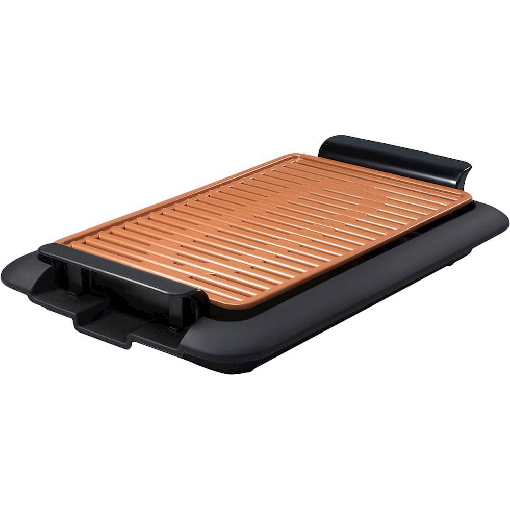 Gotham Steel Indoor Reversible Grill and Griddle Pan –Fits Gas, Electric &  Glass Stovetops, Ultra Nonstick Ceramic Coating, Dishwasher Safe 