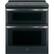 Front. GE - 6.6 Cu. Ft. Slide-In Double Oven Electric Convection Range.