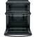 Alt View 12. GE - 6.6 Cu. Ft. Slide-In Double Oven Electric Convection Range.