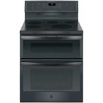Front Zoom. GE - 6.6 Cu. Ft. Freestanding Double Oven Electric Convection Range.