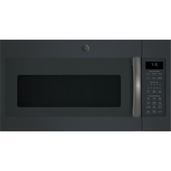 GE – 1.9 Cu. Ft. Over-the-Range Microwave with Sensor Cooking – Black Slate