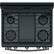 Alt View 11. GE - 5.6 Cu. Ft. Freestanding Gas Convection Range.