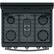 Alt View 12. GE - 6.8 Cu. Ft. Freestanding Double Oven Gas Convection Range.