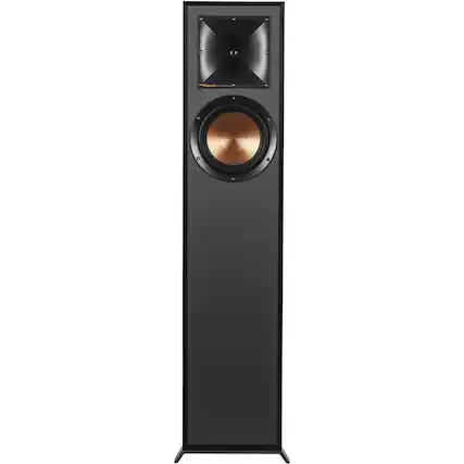 Front. Klipsch - Reference Series 6-1/2" 340-Watt Passive 2-Way Floor Speaker (Each) - Black.