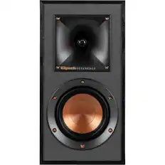 Front. Klipsch - Reference 4" Bookshelf Speakers (Pair) - Black.