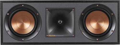 Klipsch - Reference Series Dual 5-1/4" 400-Watt Passive 2-Way Center-Channel Speaker - Black