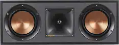 Front. Klipsch - Reference Series Dual 5-1/4" 400-Watt Passive 2-Way Center-Channel Speaker - Black.