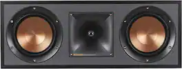 Klipsch - Reference Series Dual 5-1/4" 400-Watt Passive 2-Way Center-Channel Speaker - Black