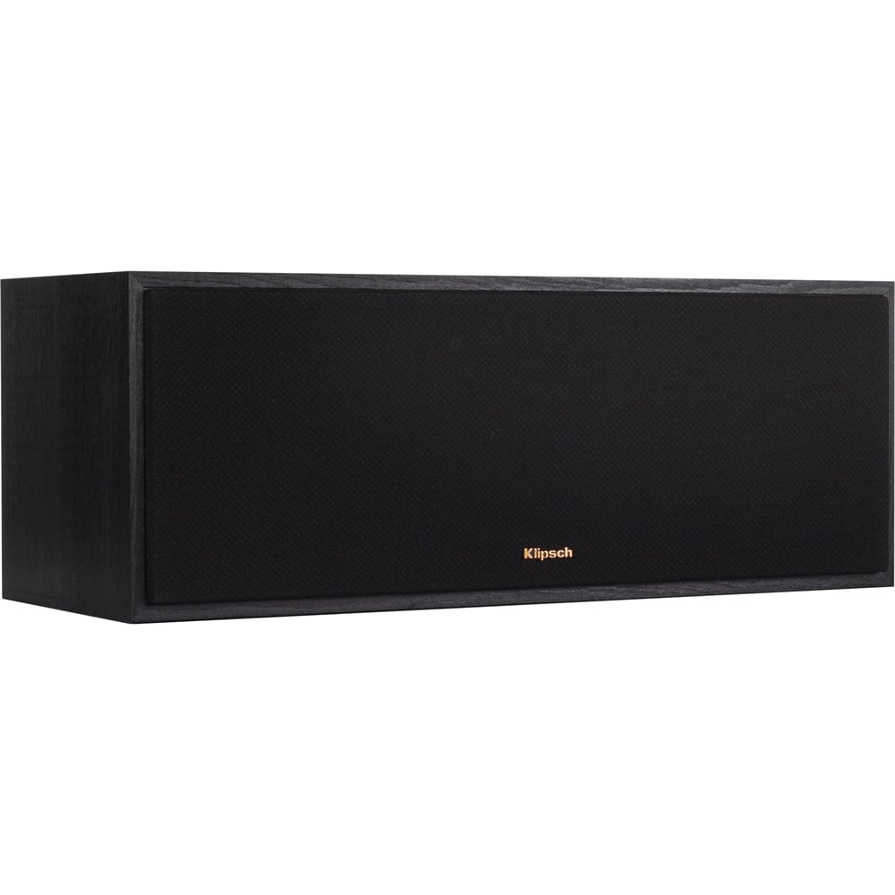 Left. Klipsch - Reference Series Dual 5-1/4" 400-Watt Passive 2-Way Center-Channel Speaker - Black.