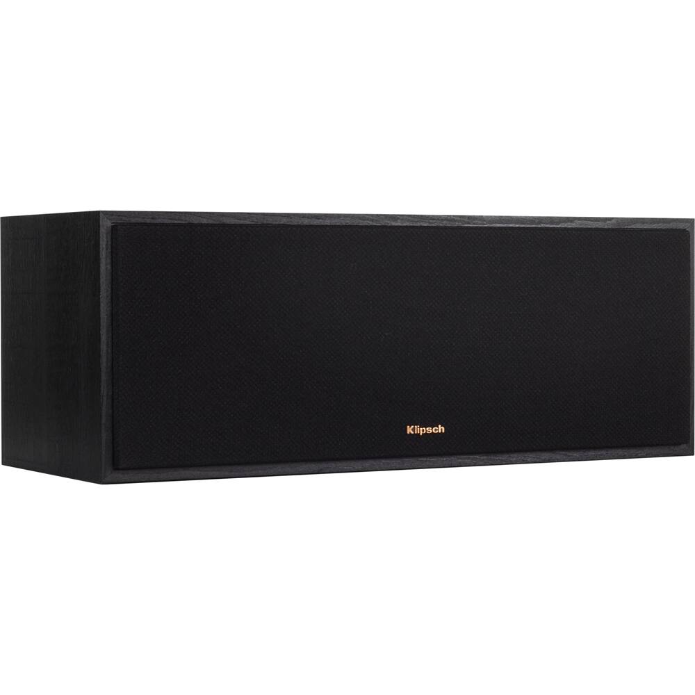 Left. Klipsch - Reference Series Dual 5-1/4" 400-Watt Passive 2-Way Center-Channel Speaker - Black.