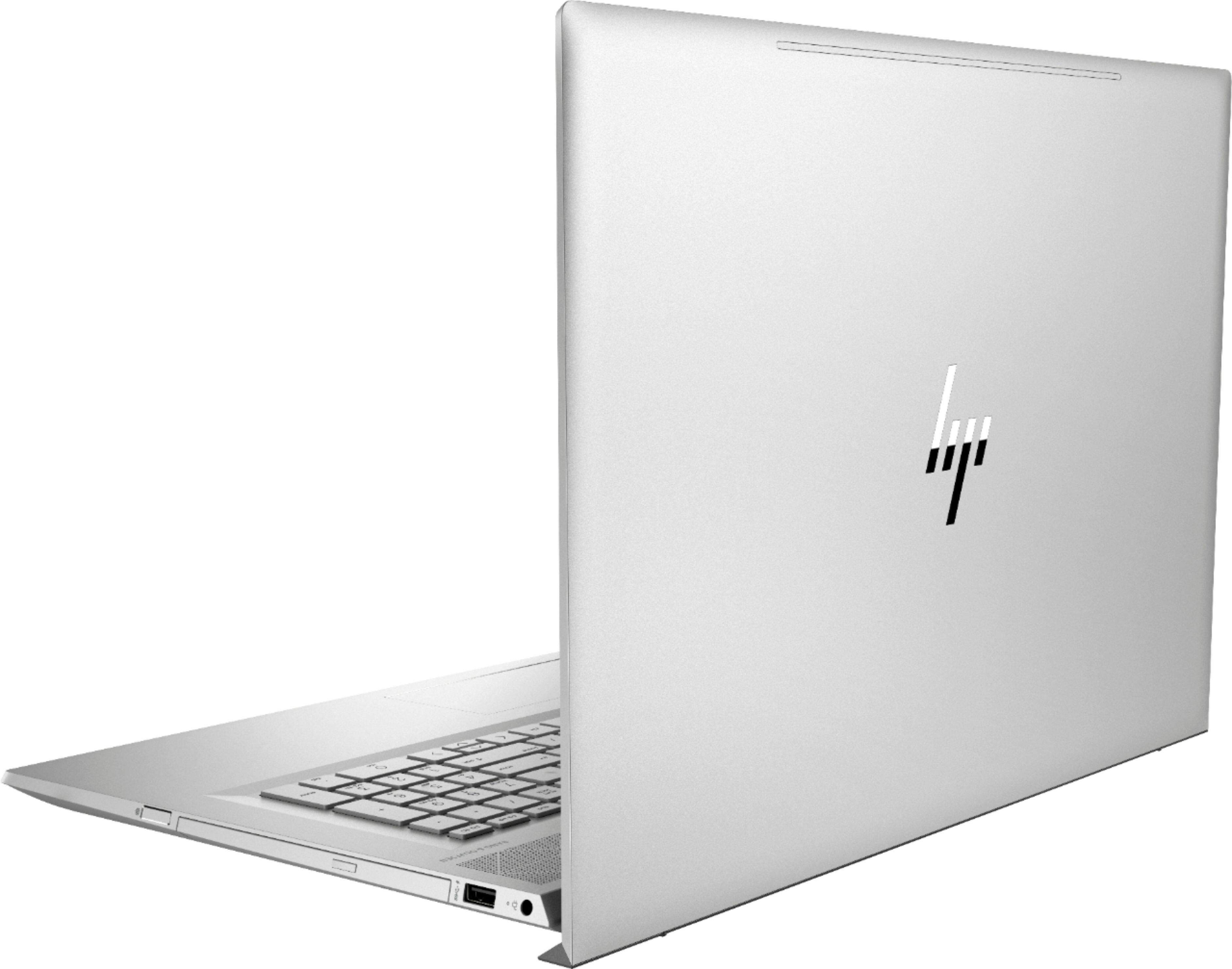 Alt View 3. HP - Envy 17.3" Touch-Screen Laptop - Intel Core i7 - 12GB Memory - NVIDIA GeForce MX150 - 1TB Hard Drive - HP Finish In Natural Silver.