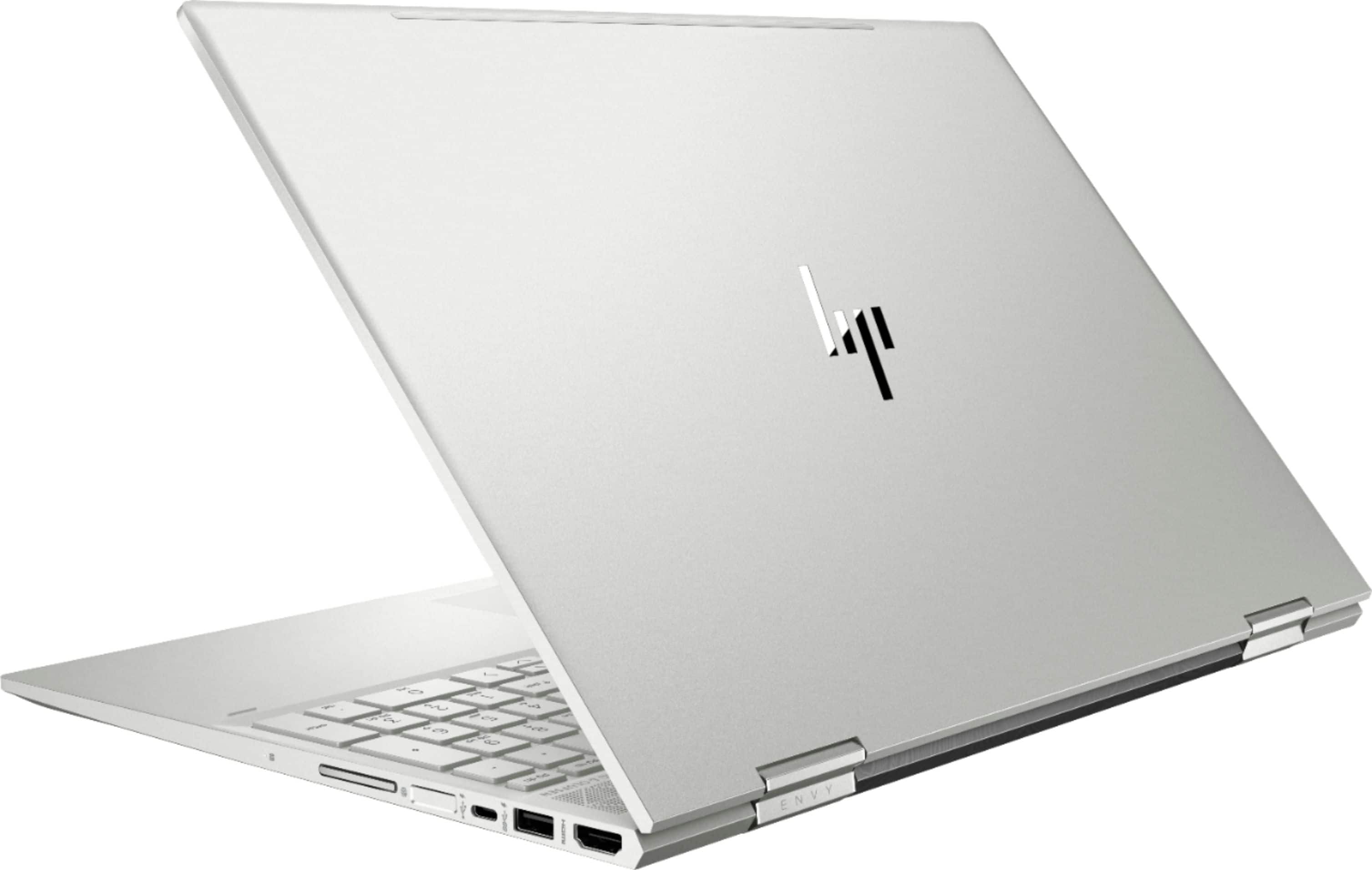 Alt View 3. HP - ENVY x360 2-in-1 15.6" Touch-Screen Laptop - Intel Core i7 - 12GB Memory - 256GB Solid State Drive - HP Finish In Natural Silver.