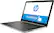 Left. HP - 15.6" Touch-Screen Laptop - Intel Core i3 - 8GB Memory - 128GB Solid State Drive - HP Finish In Natural Silver.