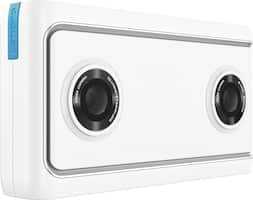 Lenovo - Mirage with Daydream - VR-Ready Photo and Video Camera - Moonlight White - Angle_Standard