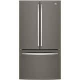 GE - 36 in. Wide 27.0 Cu. Ft. French Door Refrigerator with Internal Water Dispenser - Slate