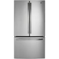 Front Zoom. GE - 27.0 Cu. Ft. French Door Refrigerator - Stainless steel.