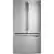 Front. GE - 27.0 Cu. Ft. French Door Refrigerator.